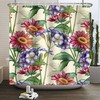 Eucalyptus And Green Leaves Plant Shower Curtain For Antique Bathroom Decor