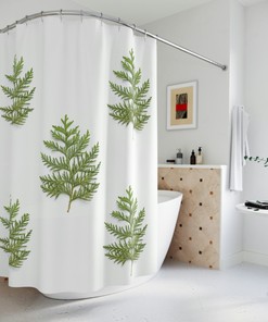 Evergreens Shower Curtain For Nature Lover Bathroom Decor