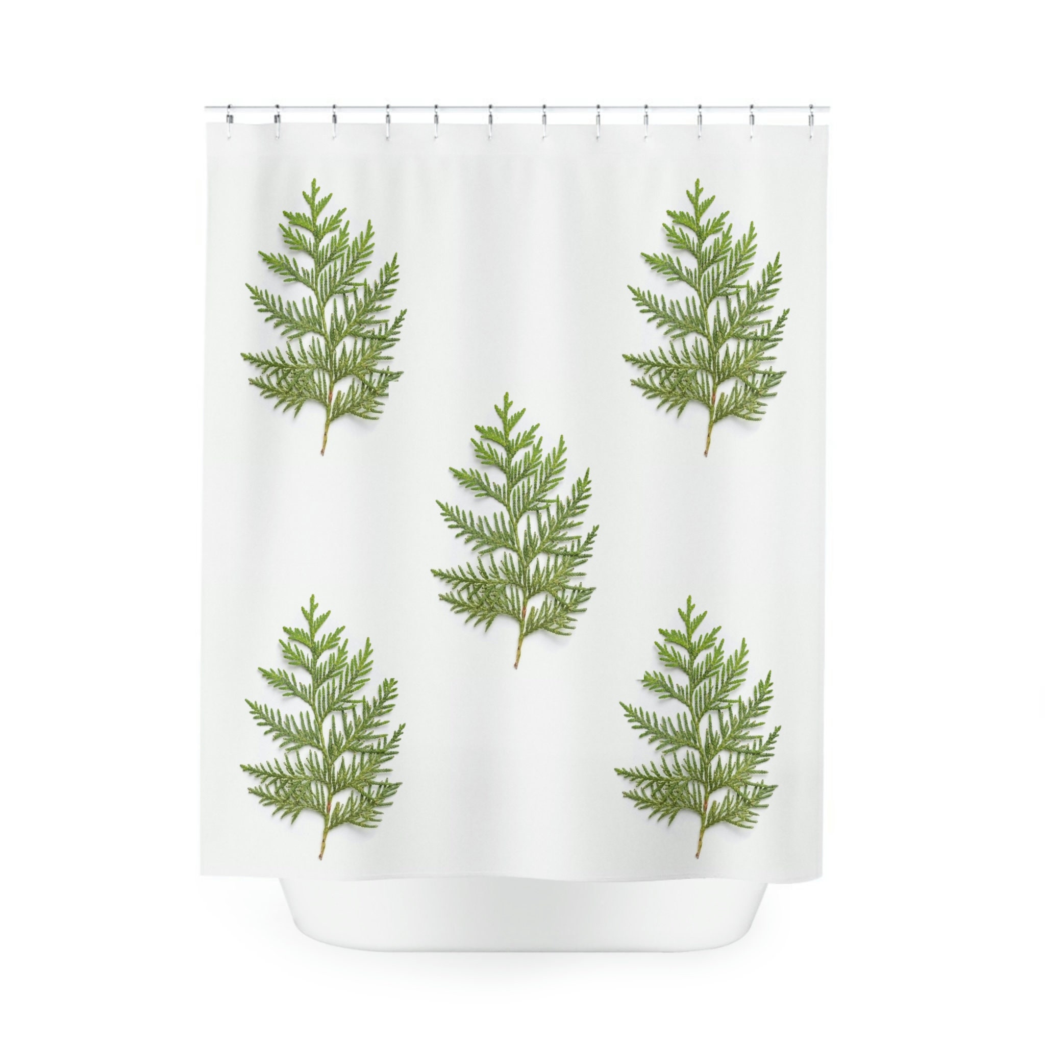 Evergreens Shower Curtain For Nature Lover Bathroom Decor