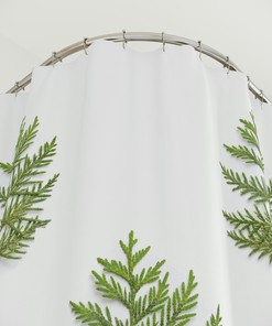 Evergreens Shower Curtain For Nature Lover Bathroom Decor