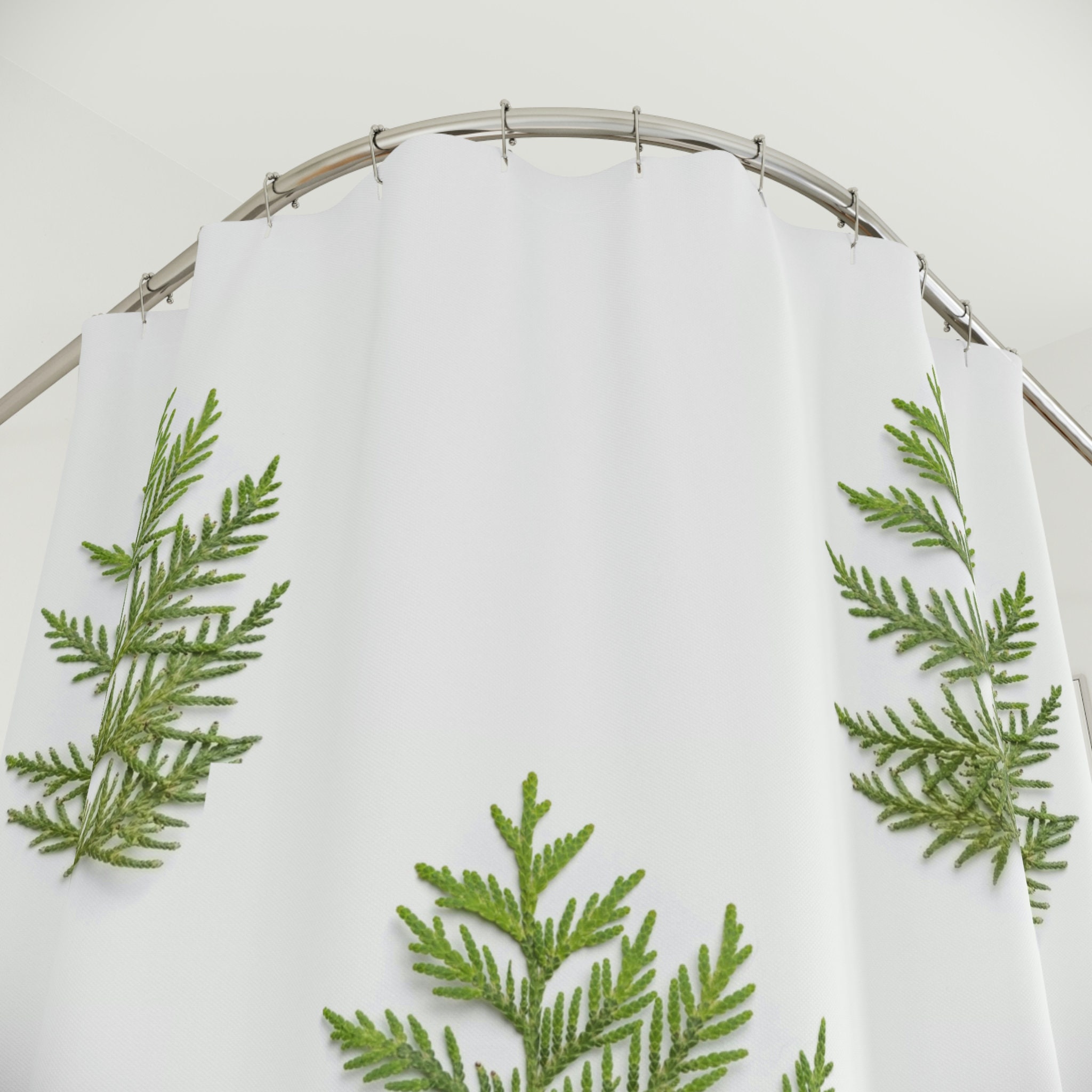 Evergreens Shower Curtain For Nature Lover Bathroom Decor