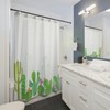 Exciting Cactus Shower Curtain Featuring Cactus And Plant Decor Art