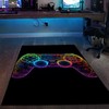 Exciting Teen Boys' Gaming Rugs with Game Controller Area Rugs for Game Room or Bedroom, Shufflezone Gaming Carpet