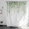Exit Shower Curtain with 12 Hooks, Waterproof Modern Bathroom Decor, Housewarming Gift