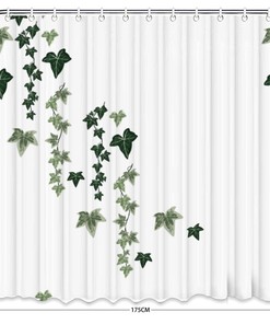 Exotic Botanical Shower Curtain with Stunning Palm Leaves Design