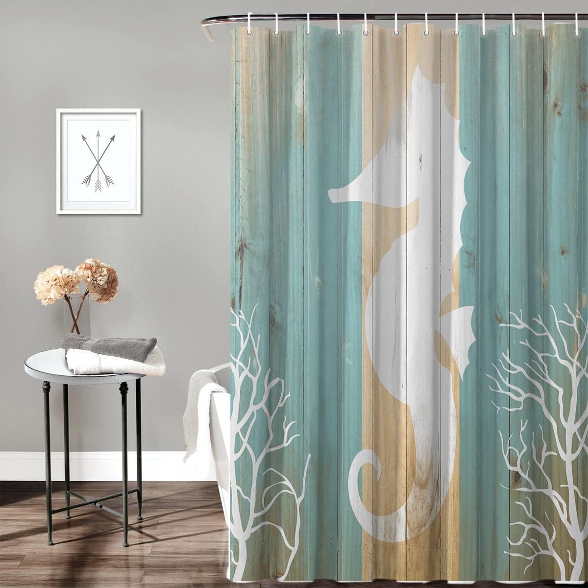 Explore Underwater Mysteries With Seahorse Shower Curtain - Image 3