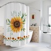 Express Your Style with Sunflower Shower Curtain for Bathroom Decor
