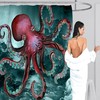 Exquisite Ocean Wind Cartoon Octopus Shower Curtain - Creative Bathroom Decor