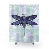 Extra Large Size Dragonfly Shower Curtain For Elegant Bathroom Decor