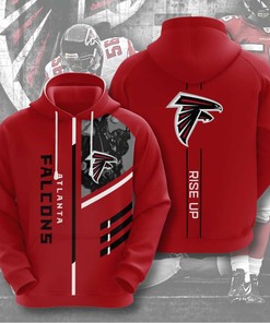 Eye-Catching Atlanta Falcons Custom Sport Hoodie With All Over Print 3D