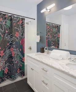 Eye-Catching Koi Shower Curtains for Any Bathroom Decor