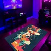 Fade-Resistant Gamer Rug - Perfect for Teen Boys Room