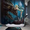 Fairy Dragon Shower Curtain - Encapsulating The Fantasy World