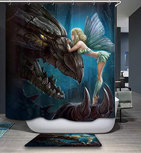Fairy Dragon Shower Curtain - Encapsulating The Fantasy World