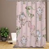 Fairyland Castle Dragon Shower Curtain, Decorative Bathroom Curtain with Magical Theme and VISALUNA Keyword