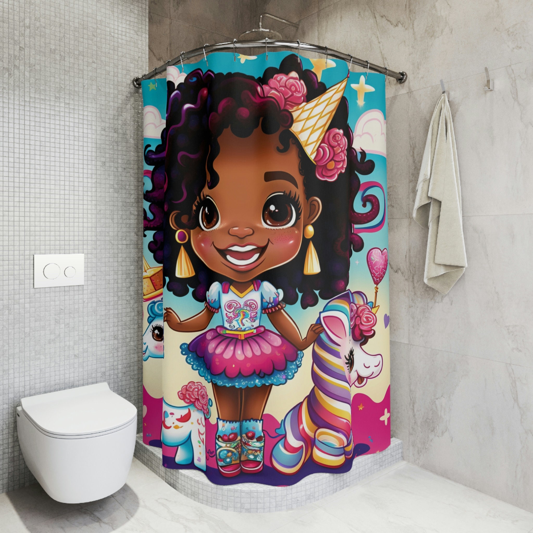 Fairyland Shower Curtain - For The Perfect Fairytale Addition To Your Bathroom