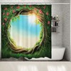 Fairytale Shower Curtain - Bring The Spring Day Garden Flowers To Your Bathroom Decorr
