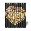 Family Tiger Fabric Shower Curtain - Gift for Animal Lovers and Cat Lovers