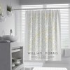 Famous Painting Print William Morris Shower Curtain With Multi-Leafy Plant Design For Your Artistic Bathroom