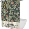 Famous Painting William Morris Green Plant Shower Curtain for a Classic and Elegant Bathroom Decor