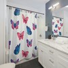 Fancy Baby Shower Gift Set With Matching Butterfly Shower Curtains - Ideal For Baby'S Bathroom Decor