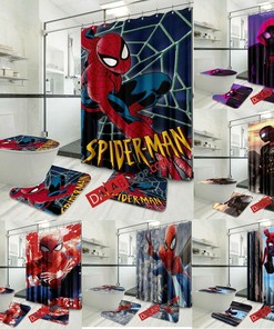Fans of Spiderman Rejoice with Unique Spiderman Shower Curtain Gifts