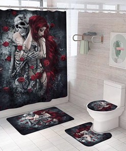 Farewell Hug Shower Curtain Bathroom 