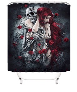 Farewell Hug Shower Curtain Bathroom