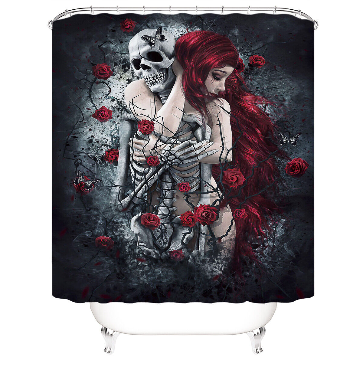 Farewell Hug Shower Curtain Bathroom