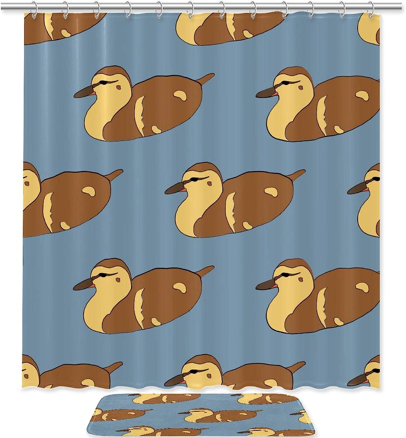 Farm Agriculture Pet Furry Bird Duck Restroom Shower Curtain Ideas