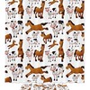 Farm Animal Paint Print Shower Curtain For Rustic Bathroom Decor
