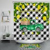 Farmers Market Fresh Lemons Modern Farmhouse Shower Curtain Bathroom Decor 