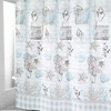 Farmhouse Beach Shower Curtain - Shell Fabric Shower Curtain