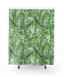 Farmhouse Floral Print Shower Curtain for a Cozy Bathroom