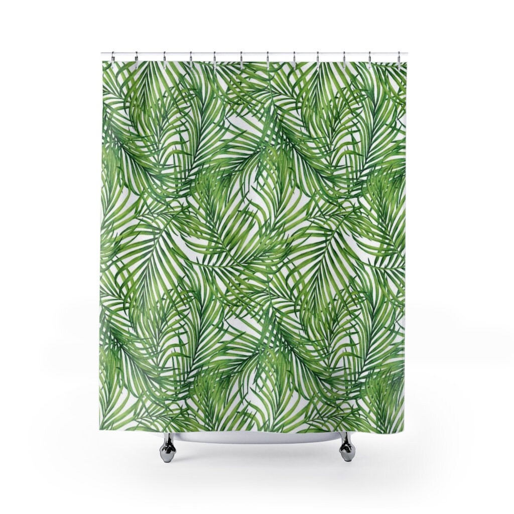 Farmhouse Floral Print Shower Curtain for a Cozy Bathroom