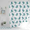 Farmhouse Humming Bird Bath Curtain For Modern Bathroom Decor