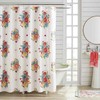 Farmhouse Style Floral Print Fabric Shower Curtain by The Pioneer Woman