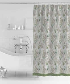 Feel Like You'Re On An Island Getaway With This Palm Tree Leaves Shower Curtain, Waterproof And Washable