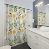 Fern And Floral Printed Shower Curtain For A Calming And Relaxing Atmosphere In Your Bathroom