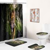 Ferocious Tiger Shower Curtain With Quotes