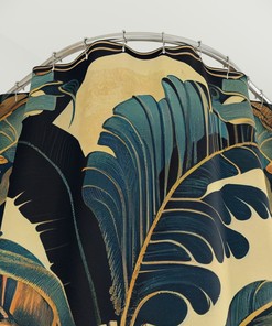Festival Tropical Art Deco Floral Chic Shower Curtain, perfect Housewarming Gift with Bathroom Theme
