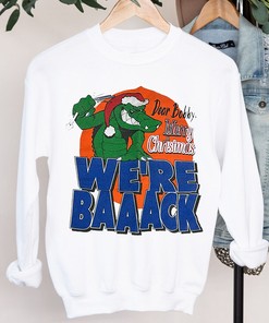 Festive Gator Spirit Merry Christmas FSU Florida Gators Shirt Spread Holiday Cheer
