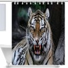 Fierce Tiger Shower Curtain For The Ultimate Bathroom Decor