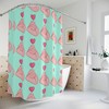 Finger Heart Korean Pop Music Shower Curtain For Children'S Bathroom Refresh