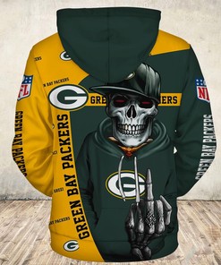 Flame Balls Graphic All Over Print 3D Zip Hoodie For Fans Of Green Bay Packers