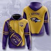 Flame Balls Graphic All Over Print Baltimore Ravens Hoodie Gift For Fans