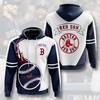 Flame Balls Graphic All Over Print Boston Red Sox Hoodie 3D Zip Hoodie Gifts For Fans
