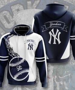 Flame Balls Graphic Gift Hoodie - All Over Print 3D Hoodie For New York Yankees Fans