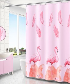 Flame Bird Shower Curtain For A Bold And Fiery Bathroom Decor