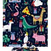Flamingo Alpha Christmas Shower Curtain - Festive Bathroom Accessory